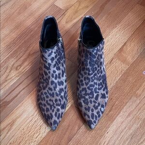 Sam Edelman Animal Print Ankle Booties